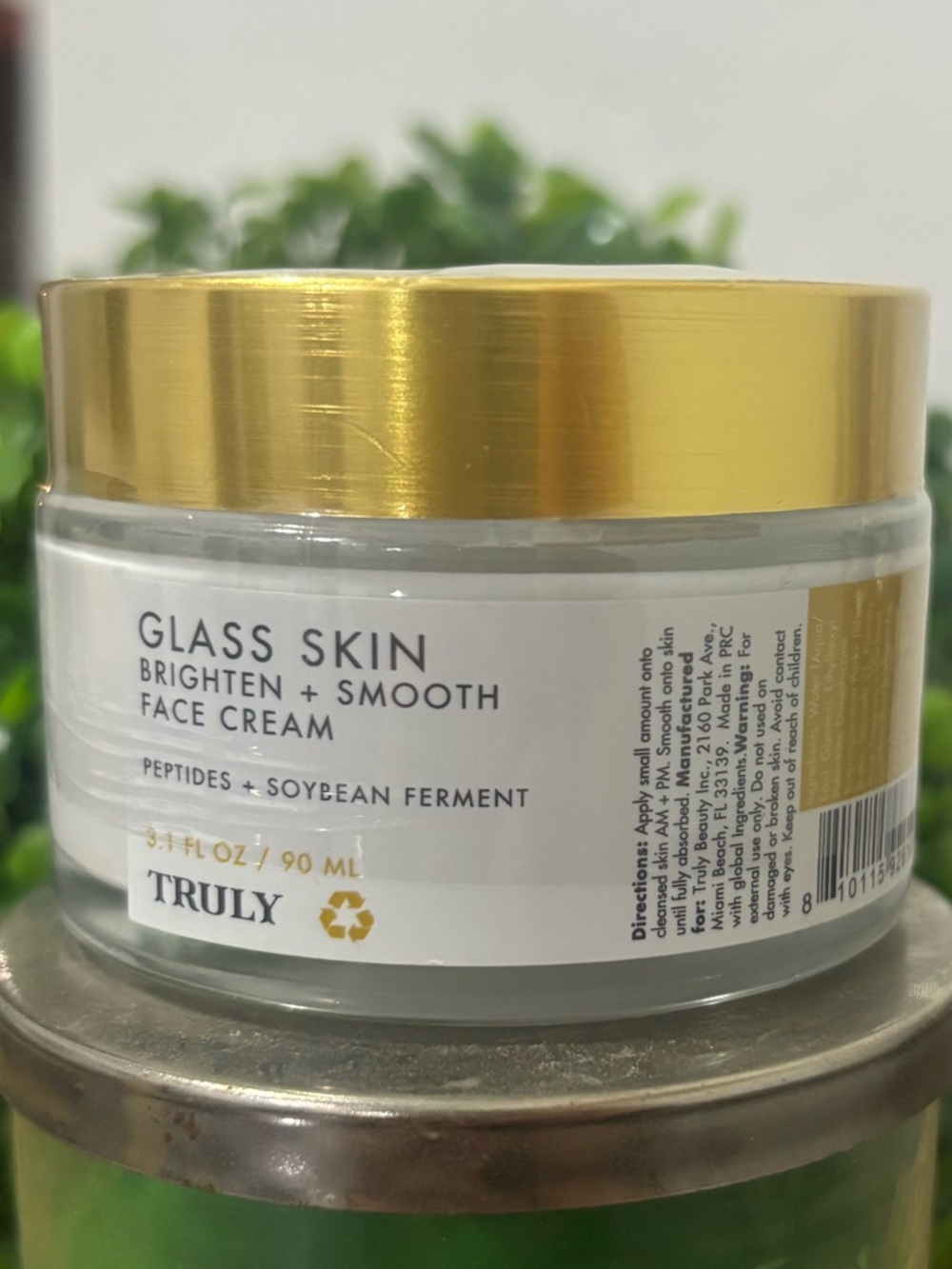 TRULY Glass Skin Brighten + Smooth Face Cream — 90 ml